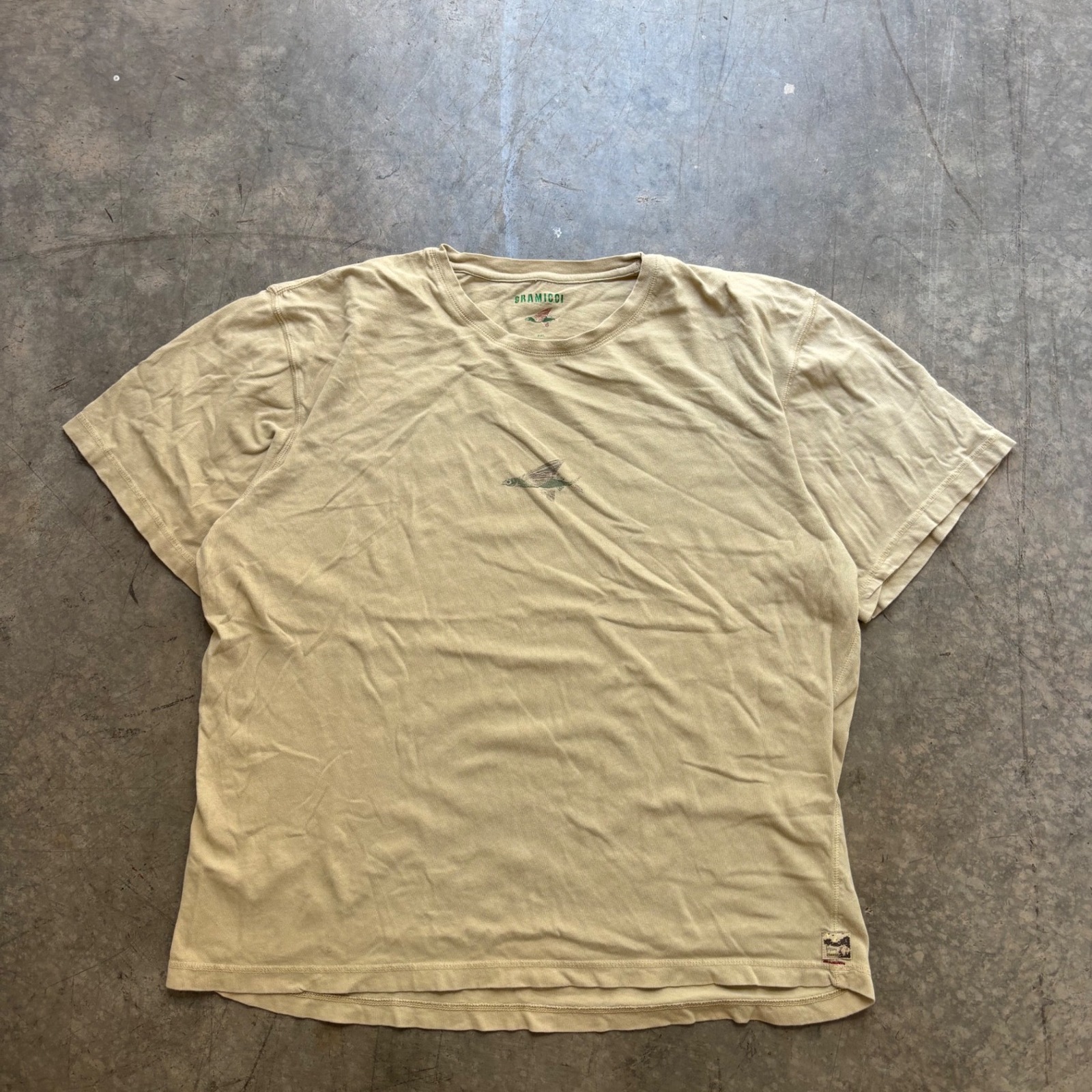 Gramicci Tan Fish Shirt Size Xxl